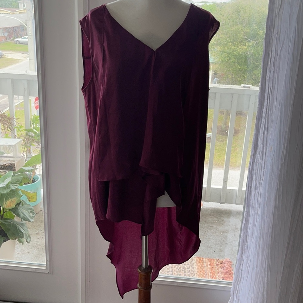 Dressy sleeveless blouse